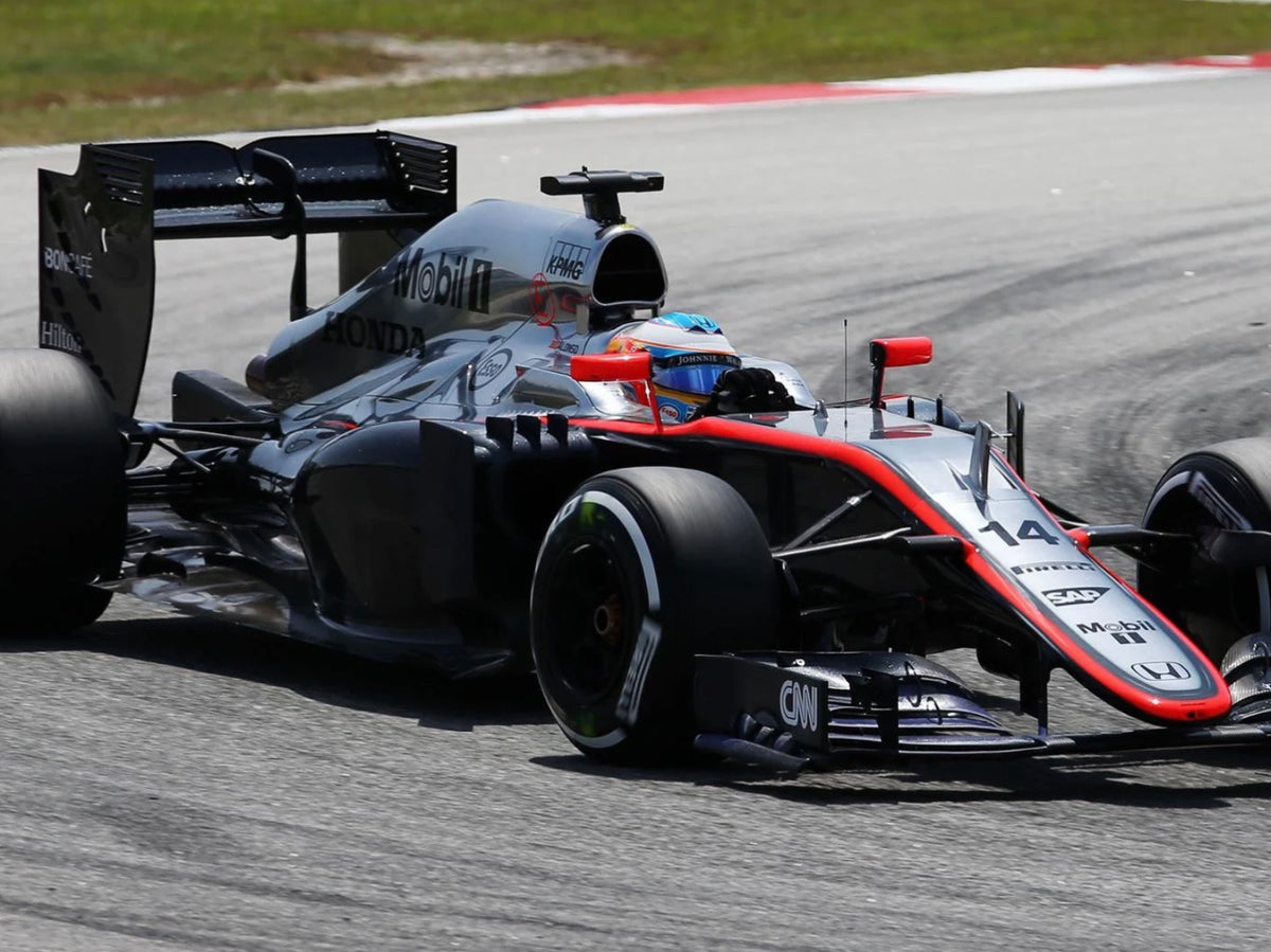 Mp4-30 McLaren Honda Formula One Team Official Merchandise Team Cap Black/White - Pit-Lane Motorsport