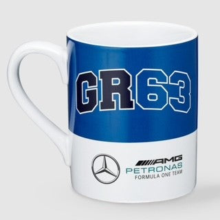 Mercedes AMG Petronas F1 Team Official Merchandise George Russell GR63 Ceramic Mug - Pit-Lane Motorsport
