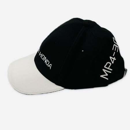 Mp4-30 McLaren Honda Formula One Team Official Merchandise Team Cap Black/White - Pit-Lane Motorsport