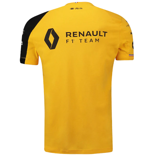 Renault F1 Team 2019 Official merchandise T Shirt Yellow