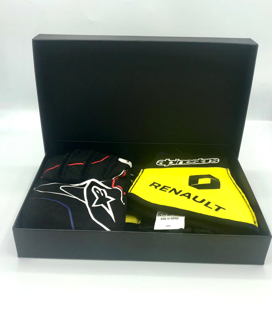 2020 Esteban Ocon Race Used Renault F1 Team Alpinestars Gloves