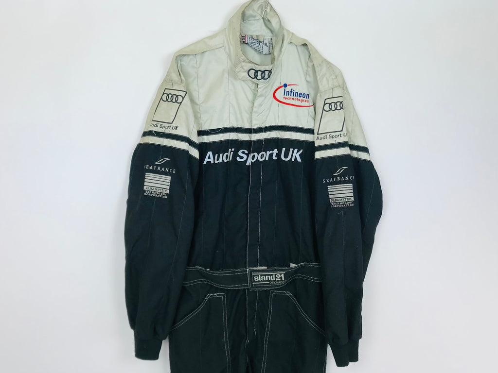 1999 Audi Sport UK Le Mans Team 24 Hour Race Used Mechanics Pit Crew  Stand 21 Suit.