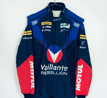 Rebellion Vaillante Racing t Le Mans Team 2017 Light Weight Team Issue OMP 3-Layer FIA Standard 8856 Race Suit - Pit-Lane Motorsport
