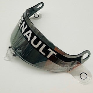 Nico Hulkenberg Renault F1 Team 2019 Race Used Visor with tare Off Strips-Mirror Tinted-Small Window