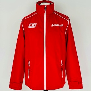 Rebellion Racing R-ONE Le Mans Team Issue Pit Crew Full Zip Rain Jacket-Red