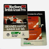 1982 Marlboro British Grand Prix Brands Hatch Race Card