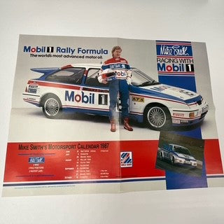 1987Mobil 1 Ford Motorsport Sierra Cosworth Mike Smith Team A2 Poster