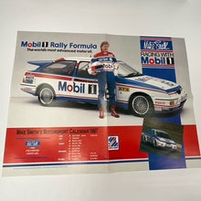 Load image into Gallery viewer, 1987Mobil 1 Ford Motorsport Sierra Cosworth Mike Smith Team A2 Poster