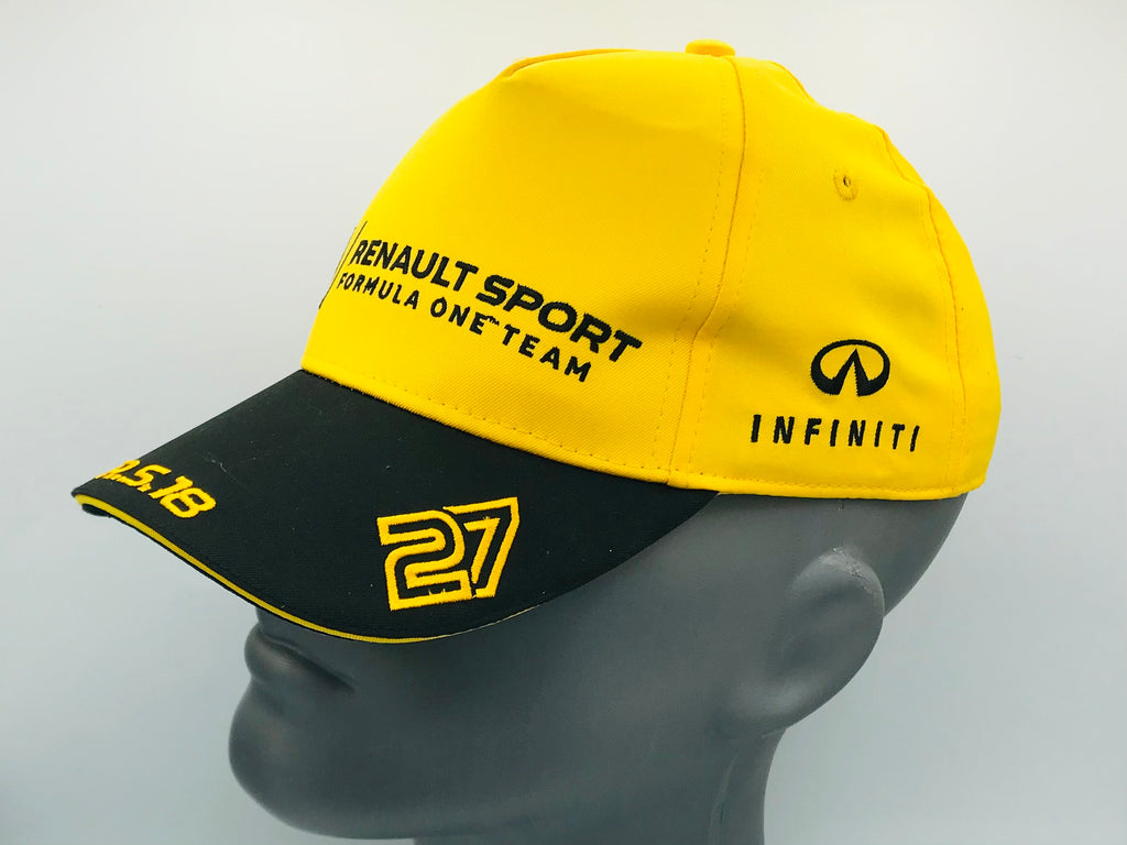 2018 R.S.18 Renault Formula One Team- Team Drivers Cap Nico Hulkenberg & Carlos Sainz Jnr Brand New Official Merchandise