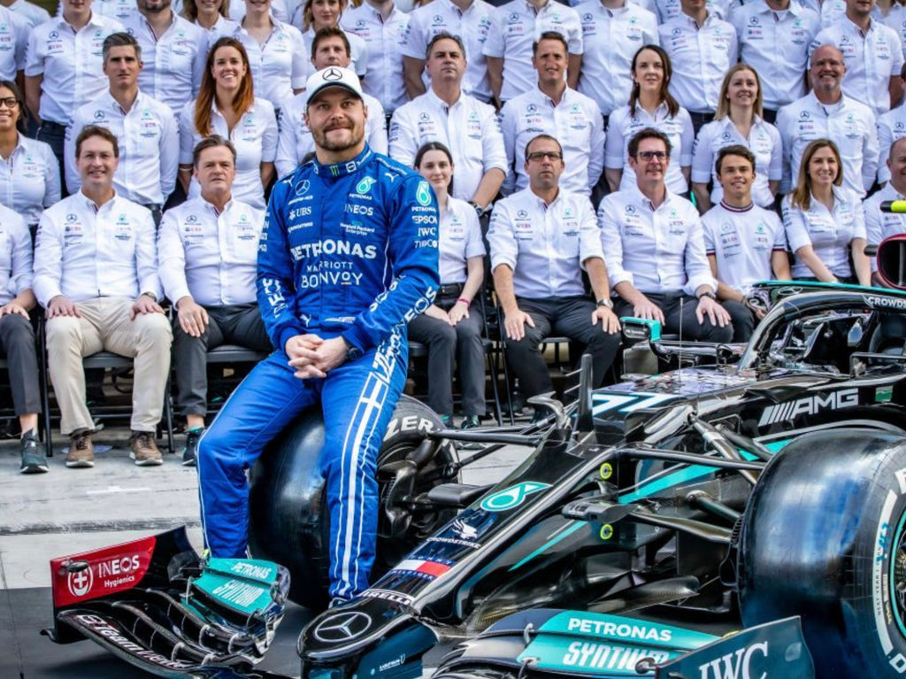 #77 Valtteri Bottas Mercedes AMG Petronas Motorsport Formula One Team- Team-Drivers Cap Brand New Official Merchandise