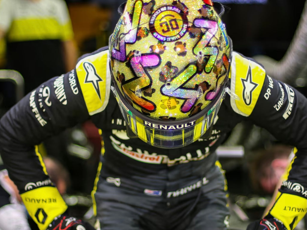 2020 Daniel Ricciardo Race Used Renault F1 Team Alpinestars Gloves