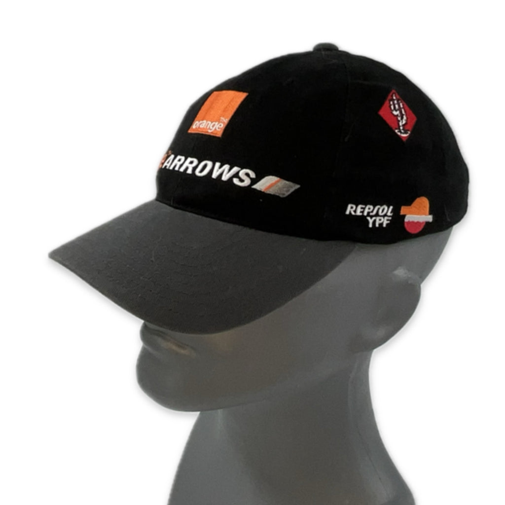 Genuine Period TWR Orange Arrows Formula One Team Official Merchandise Team cap-Black