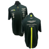 Aston Martin Racing AMR Le Mans Team Official Teamwear Race Day Polo Shirt- Dark Green Early 2018-Brand New