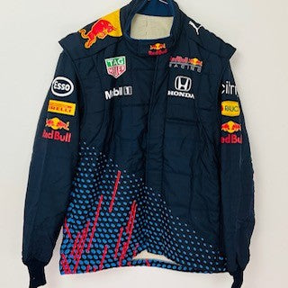 Team Issued Used 2021 Red Bull Honda Racing F1 Team Puma Pit Crew Refuellers Suit (Copy)