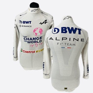 2023 Esteban Ocon Alpine F1 Team Alpinestars Race Used Nomex Top