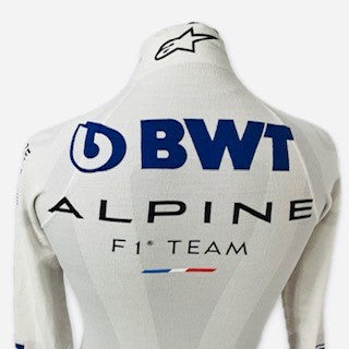 2023 Esteban Ocon Alpine F1 Team Alpinestars Race Used Nomex Top