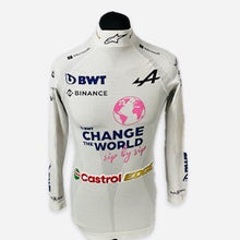 Load image into Gallery viewer, 2023 Esteban Ocon Alpine F1 Team Alpinestars Race Used Nomex Top