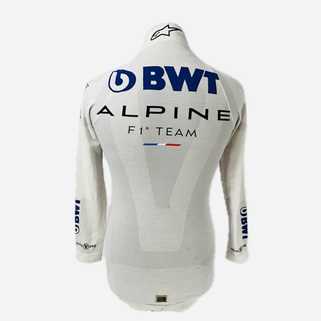 2023 Esteban Ocon Alpine F1 Team Alpinestars Race Used Nomex Top