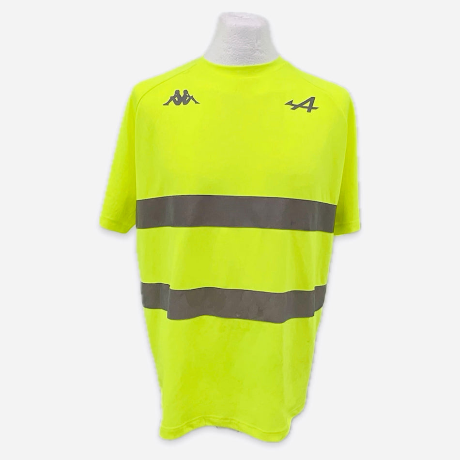 2024 BWT Alpine F1 Team Kappa Pit Crew Team Issue Race Day Reflective T-Shirt-Ex Mechanic