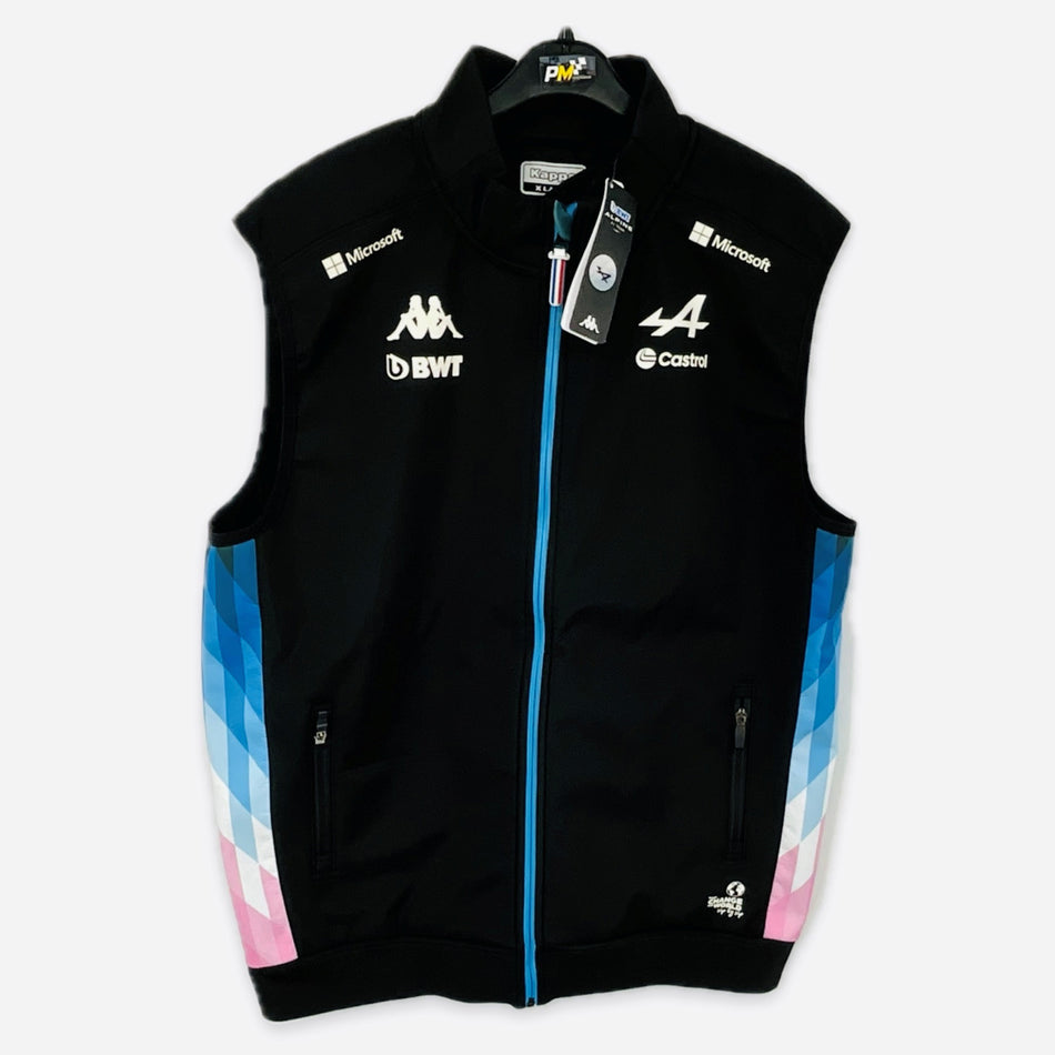 2024 BWT Alpine F1 Team Kappa Pit Crew Team Issue Race Day Gilet-Brand New