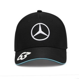 Kids 2024 George Russell  Mercedes AMG F1 Team Official Merchandise Team Driver Cap-Black