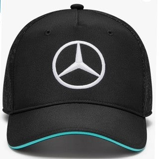 Kids 2024 Mercedes AMG F1 Team Official Merchandise Team Cap-Black