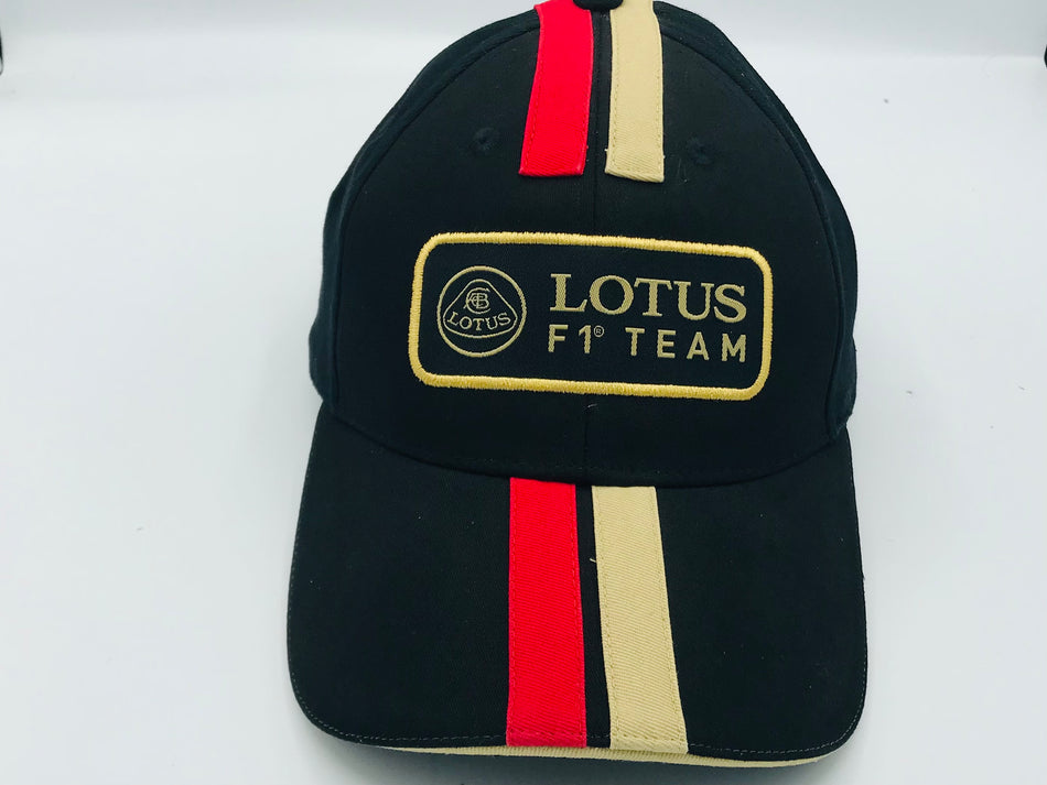 Lotus Formula One Team- Team  Cap Black/Red/Gold Brand New Official merchandise - Pit-Lane Motorsport
