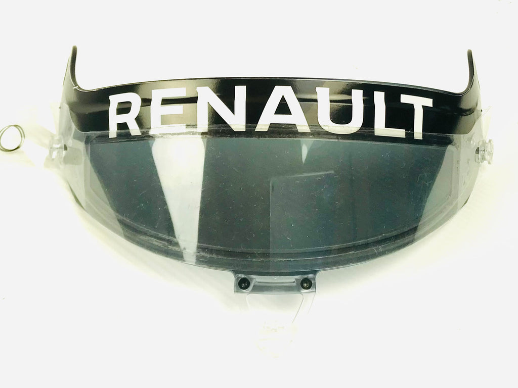 2019 Nico Hulkenberg Renault F1 Team Light Tinted Race Used Visor with Tear Off’s