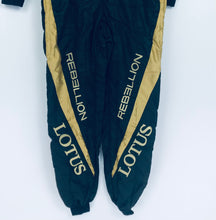 Load image into Gallery viewer, Lotus Rebellion Racing Le Mans Team 2012 Team Issue OMP 3-Layer FIA Standard 8856 Race Suit
