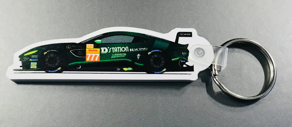 D'Station Racing Aston Martin Vantage AMR GTE 777 Key Ring
