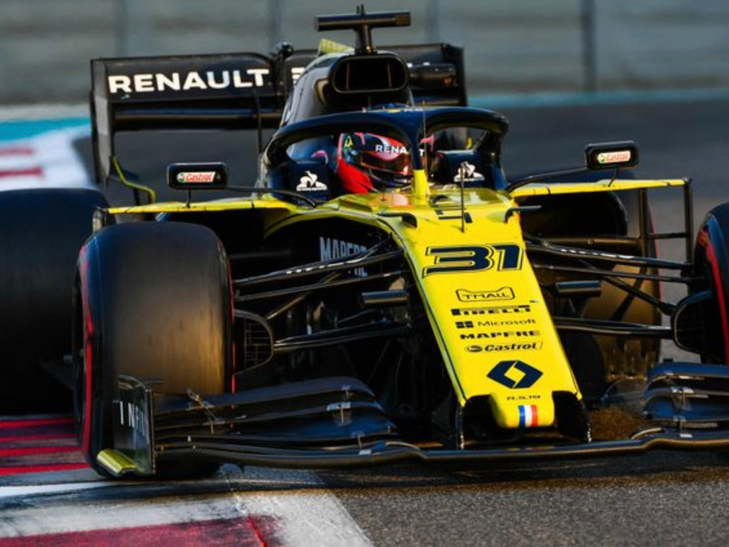 2020 Esteban Ocon Race Used Renault Formula One Team Grid Aluminium Drinks Bottle