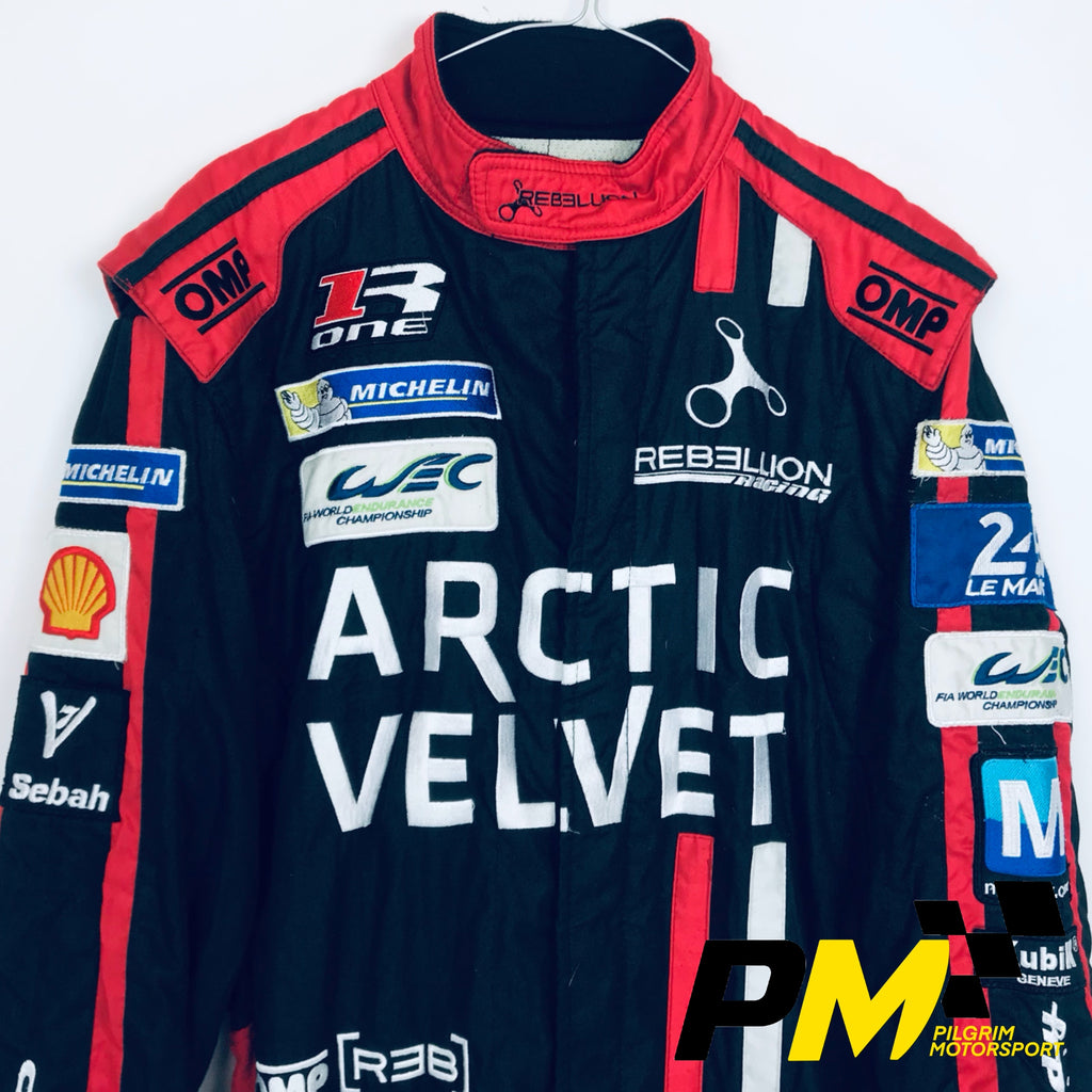 Rebellion Racing Arctic Velvet Le Mans Team 2016 Team Issue OMP 3-Layer FIA Standard 8856 Race Suit