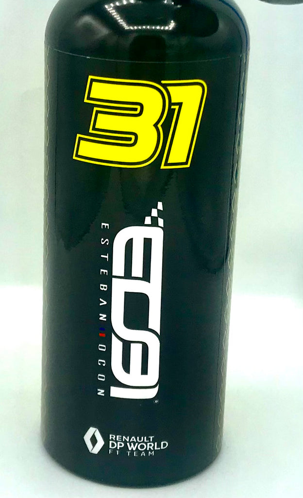 2020 Esteban Ocon Race Used Renault Formula One Team Grid Aluminium Drinks Bottle