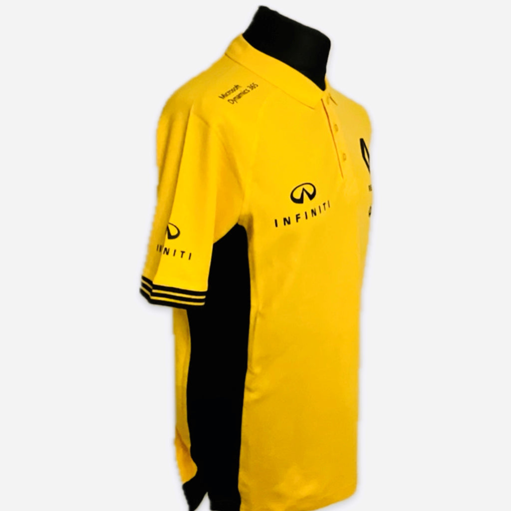 Renault F1 Team Paddock Club Team Issue Polo Shirt Yellow