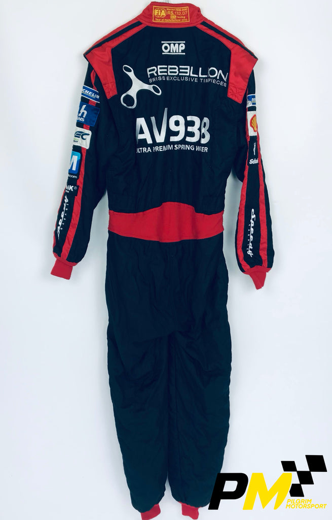 Rebellion Racing Arctic Velvet Le Mans Team 2016 Team Issue OMP 3-Layer FIA Standard 8856 Race Suit