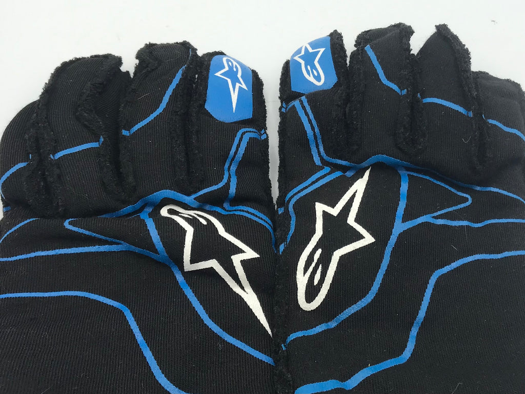 2021 Esteban Ocon Alpine F1 Team Alpinestars Race Used Gloves
