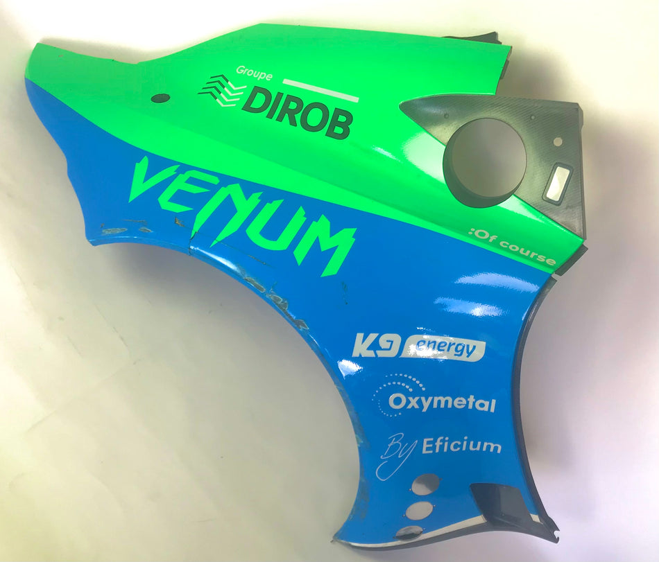 Aston Martin Racing LM GTE AM Aston Martin Vantage AMR TF Sport #72 2023 Le Mans Race Damaged Carbon Fibre Rear Quarter Panel - Pit-Lane Motorsport