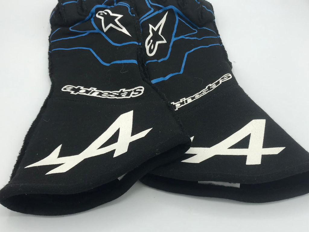 2021 Esteban Ocon Alpine F1 Team Alpinestars Race Used Gloves