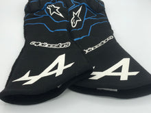 Load image into Gallery viewer, 2021 Esteban Ocon Alpine F1 Team Alpinestars Race Used Gloves