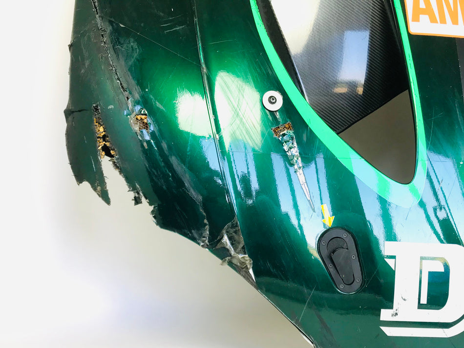 Aston Martin Racing LM GTE AM Aston Martin Vantage AMR #777 D' Station Racing 2023 Le Mans Race Damaged Carbon Fibre Bonnet - Pit-Lane Motorsport