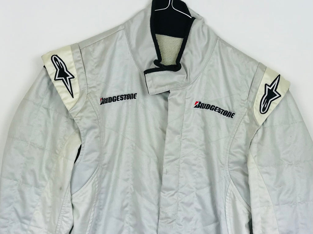 2008 Adrian Sutil Test Used Force India F1 Team Alpinestars Race Suit Official F1 Testing Barcelona