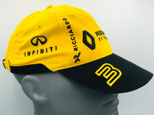 Load image into Gallery viewer, 2019 R.S.19 Renault Formula One Team- Team Drivers Cap Daniel Ricciardo &amp; Carlos Sainz Jnr Brand New Official Merchandise