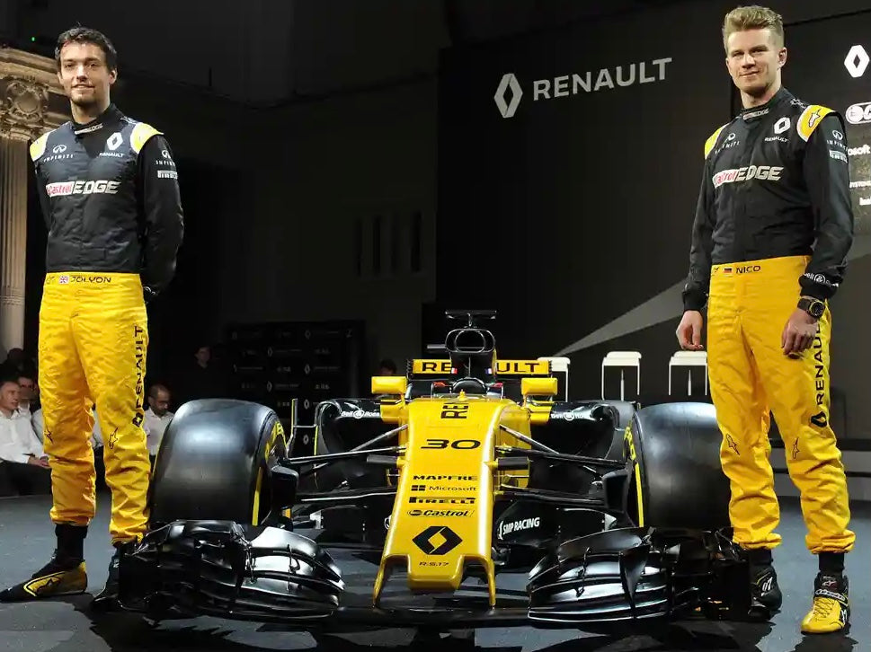 2017 R.S.17 Renault Formula One Team Official Merchandise Team Drivers Cap Nico Hulkenberg and Jolyon Palmer