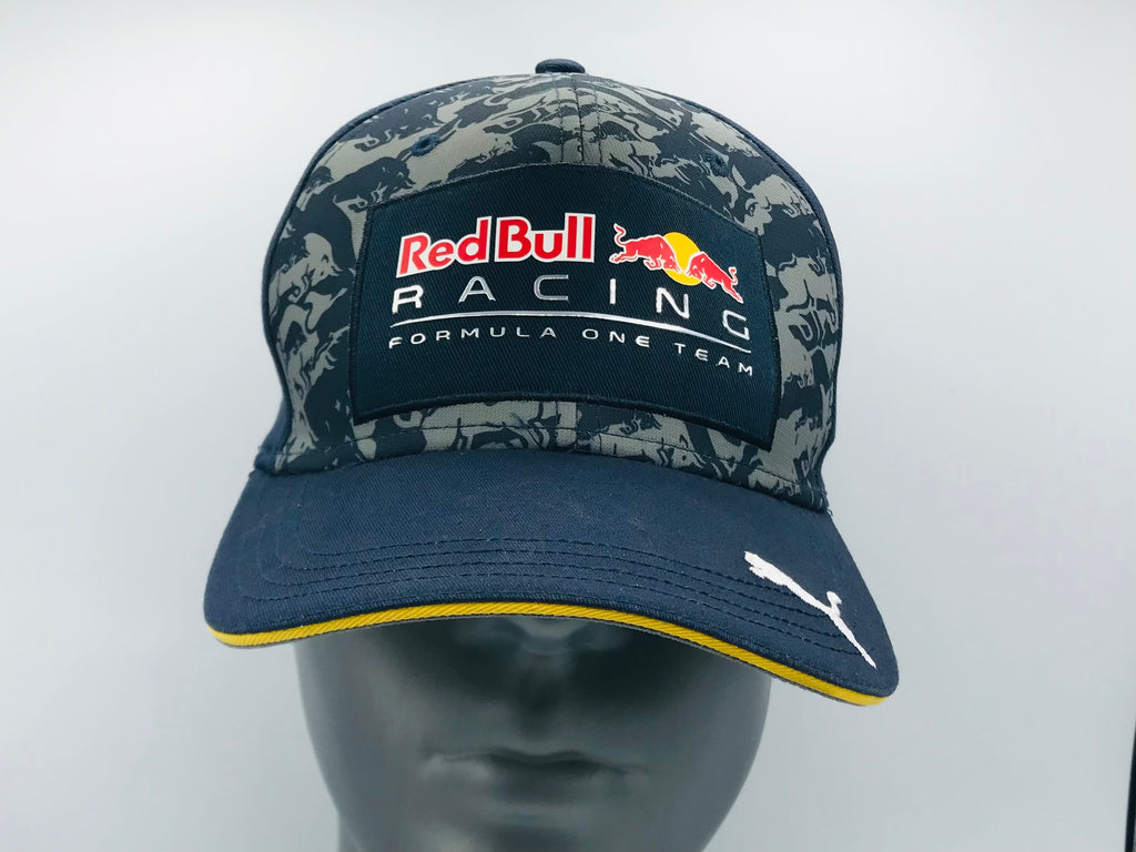 Red Bull Racing Formula One Team Camouflage Design Team Cap Official MerchandisBlue