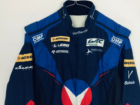Rebellion Vaillante Racing t Le Mans Team 2017 Light Weight Team Issue OMP 3-Layer FIA Standard 8856 Race Suit - Pit-Lane Motorsport