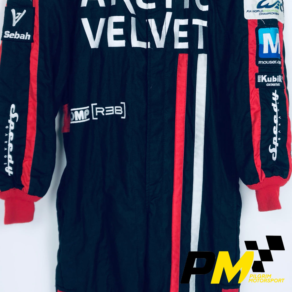 Rebellion Racing Arctic Velvet Le Mans Team 2016 Team Issue OMP 3-Layer FIA Standard 8856 Race Suit