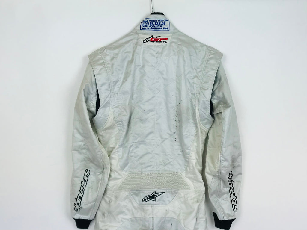 2008 Adrian Sutil Test Used Force India F1 Team Alpinestars Race Suit Official F1 Testing Barcelona