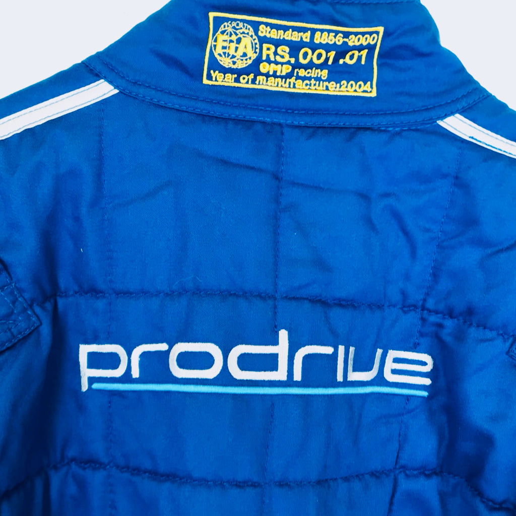 Prodrive Blue WRC Team OMP FIA Standard 8856-2000 Race Suit Brand New