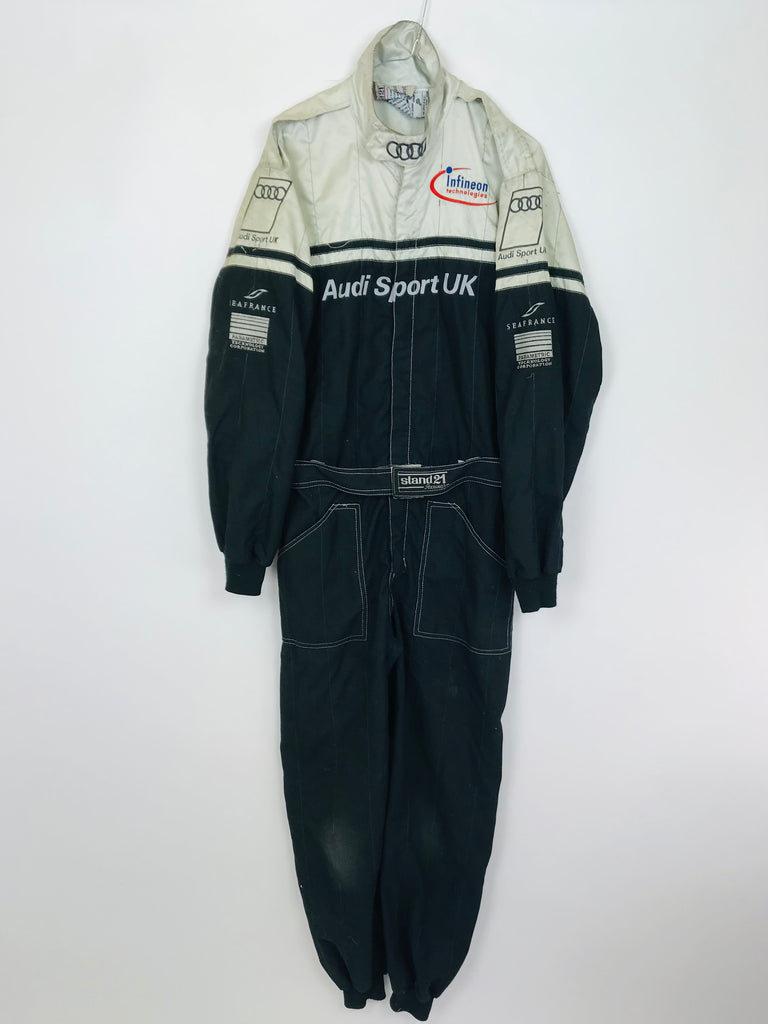 1999 Audi Sport UK Le Mans Team 24 Hour Race Used Mechanics Pit Crew  Stand 21 Suit.