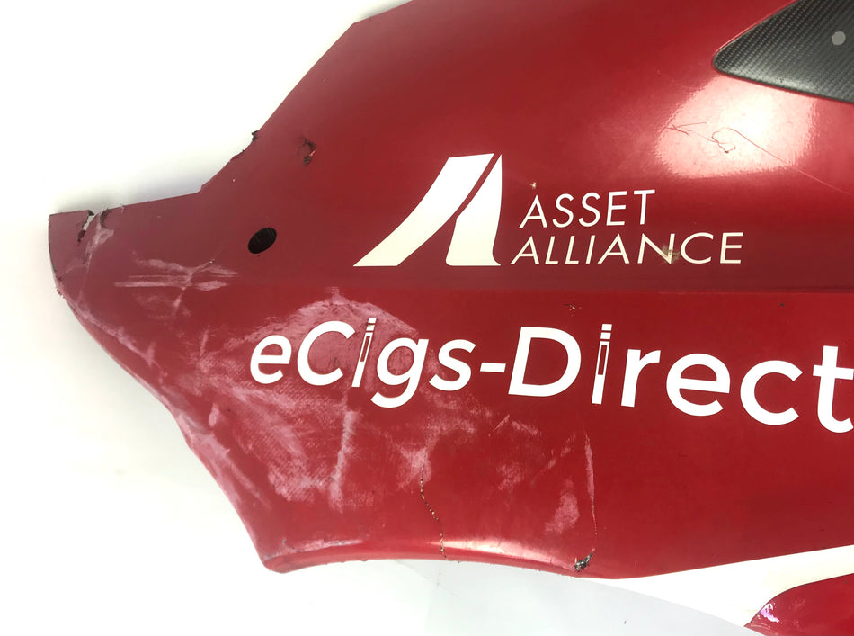 Aston Martin Racing LM GTE AM Aston Martin Vantage AMR OMAN Racing with TF Sport #95 Race Damaged Carbon Fibre Rear Quarter Panel - Pit-Lane Motorsport